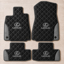 Custom Lexus Floor Mats | Diamond Quilted Leather Set picture
