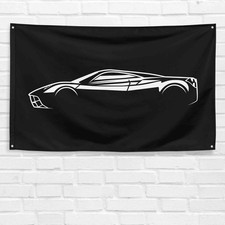 Pagani Huayra Enthusiast 3x5 ft Flag Dad Birthday Gift Banner picture