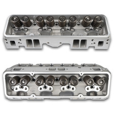 Complete Aluminum Cylinder Head For SBC Chevy 350 190cc 64cc 2.02/1.60 Angle picture