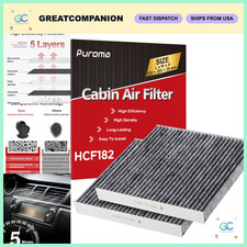 2-Pack Activated Carbon Cabin Air Filter for Honda Acura CP182 CF11182 - Clean A picture