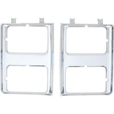1985-88 Chevy, GMC, Pickup, Blazer, Jimmy, Suburban; Chrome Headlamp Bezel Set; picture