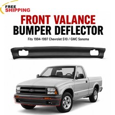 Fits 1994-97 Chevrolet S10 Gmc Sonoma Front Valance Bumper Air Deflector Plastic picture