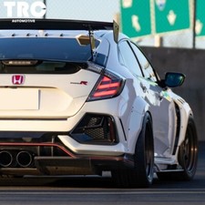 Clear Red LED Tail Lights for 2016-2021 Honda Civic Hatchback/Type R FK7 FK8 picture