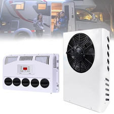 12V 11000 BTU For Semi Trucks Bus RV Caravan Truck Cab Air Conditioner Split AC picture