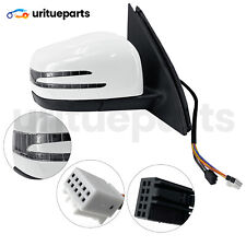 WHITE RIGHT PASSENGER SIDE MIRROR FOR MERCEDES ML350 GL350 WITH BLIND SPOT picture