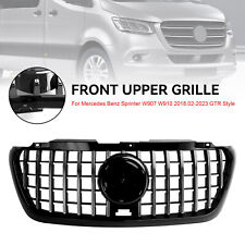 Front Bumper Grill Grille fit Mercedes Sprinter W907 W910 2018-2023 GTR Style F1 picture