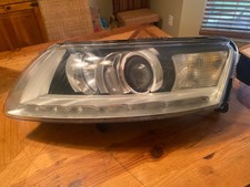 2009-2011 Audi A6 S6 Left Driver Side Non Adaptive Xenon LED Headlight Assembly picture