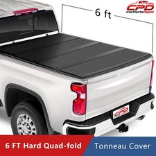 For 89-04 Toyota Pickup Tacoma Truck 6Ft Bed Hard Solid Quad-fold Tonneau Cover picture