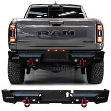 Vijay For 2021-2022 Dodge Ram 1500 TRX Rear Bumper with LED lights and D-Rings picture