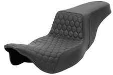 Saddlemen 808-07B-178 Step-Up Extended Reach Black Seat - HC Honeycomb Stitch picture