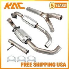 2 Pieces Catalytic Converter Left and Right Fits 2004-2008 Ford F-150 4.6L V8 picture