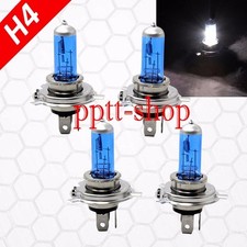 Combo 2 Pair H4 9003 HB2 12V 60/55w Halogen Headlight Light Bulbs White High/Low picture