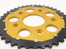 39 Tooth ZF Dual Sprocket (Gold) For Aprilia RS125 | Tuareg 125 | Tuono 125 picture