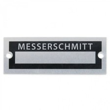 Blank Data Vin Plate - Messerschmitt picture