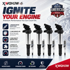 XWQHJW 4x Ignition Coils & 4x Iridium Spark Plug for Mini R52 R55 R56 Cooper picture