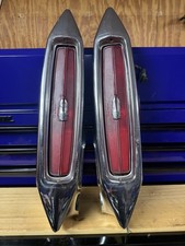 80 89 CADILLAC FLEETWOOD DEVILLE BROUGHAM PAIR BUMPER ENDS TAIL LIGHTS + HOUSING picture