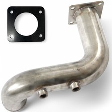 Lower Coolant Tube Fits Kenworth W900 Stainless Steel Cat C15 K181-5141 & Gasket picture
