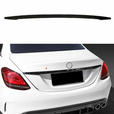 For 2015-2021 Benz C-Class W205 Black Steel Rear Tailgate Trunk Lid Cover Trim picture