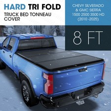 8FT Hard Tonneau Cover for Chevy Silverado & GMC Sierra 1500 2500 3500 HD 10-26 picture