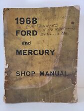 Vintage 1968 Ford Mercury Shop Manual Service Repair picture