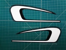 1973 - 1976 CB360 Custom B/W Decals 2pc Stickers fuel tank 73' 74' 75' graphics picture