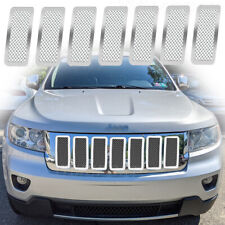 Chrome Stainless Steel Mesh Grille Fits 2011-2013 Jeep Grand Cherokee SS Insert picture
