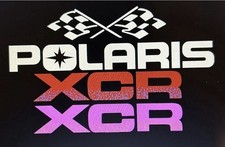 Polaris 1996 XCR Rmk 440 600  Seat Decals Iron On Snowmobile picture