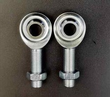 2 QTY 1/2 x 1/2-20 Male RH Rod Ends Heim Joint Heims CMR-8 With Jam Nut picture