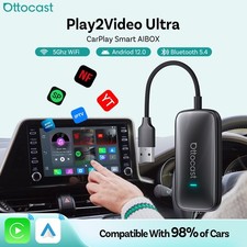 Ottocast Magic Box Wireless CarPlay/Android Auto Adapter, Youtube Netflix Disney picture