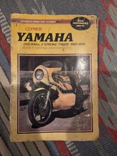 Clymer Yamaha 1965-1979 250-400cc 2 Stroke Twins Motorcycle Service Manual M401 picture