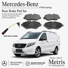 2016-2021 Mercedes-Benz Metris Genuine Factory OEM Front Brake Pads + Sensor Set picture