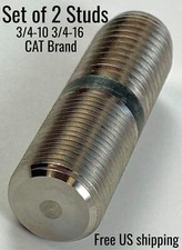 Caterpillar CAT 3D-2087 3D2087 Double End Threaded Stud 3/4-10 3/4-16 Set of 2 picture