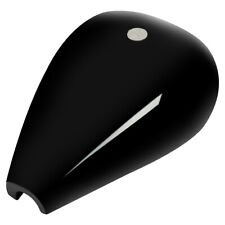 Vivid Black 4.7gal. Gallon Stretched Fuel Gas Tank Fit For Harley Bobber Chopper picture