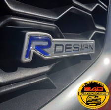 HIGH QUALITY 92mm R Design VOLVO Repair Replacement Grille Badge Emblem 30695855 picture