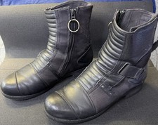 Alpinestars Harlem Air 40760 Black Motorbike Motorcycle Boots Men's Size 12.5 picture