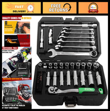 49-Piece Marine Tool Kit for Boats, 1/4 & 3/8 Inch Boat Plug Wrench Set picture