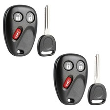 2 Replacement For 2003 2004 2005 2006 Chevrolet Avalanche Key + Fob Remote picture