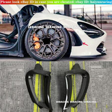 For 17-23 McLaren 720S 2PCS Real Carbon Fiber Front Bumper Side Splitter Vents picture