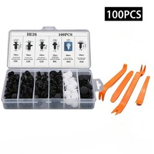 100PCS Automotive Clips Car Retainer Clips Pin Rivet Bumper Kit For LEXUS picture