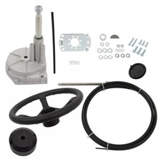 14 Feet Boat Rotary Steering System Outboard Kit Marine With 13.5