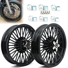 16X3.5 16X3 Fat Spoke Wheels Rims Set for Harley Softail Heritage Classic Deluxe picture