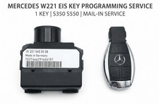Mercedes W221 EIS Key Programming Service 1 Key | S350 S550 | Mail-In Service picture