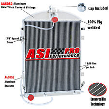 ASI 3 ROW Aluminum Radiator For 1930-31 Ford Model A AA Heavy Duty 3.3 L4 L HEAD picture