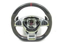 Mercedes SLC43 R172 2017 AMG Power Steering Wheel Red Stitch 17-20 ;#8 picture