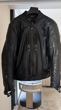 Merlin Cambrian Leather Motorcycle Jacket Size 44 XL picture