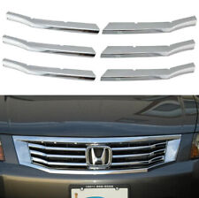 For 08 09 10 Honda Accord 4DR CHROME Insert Grille Grill Overlay Cover Trims picture