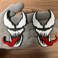 Venomous V2 Badges Emblem Premium Red Tongue, (2) BADGES, Fender Venom, Angry picture