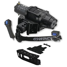 KFI 3500lbs ATV Winch & Mount 101890 Kit 2018 2019 2020 Polaris RZR XP Turbo S picture