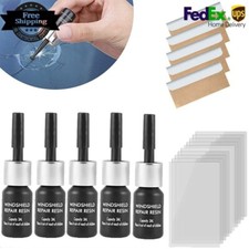 5x Car Glass Front Window Cracked Repair Liquid Windshield Glass Repair Fluid picture
