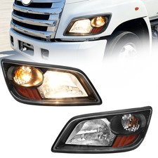 Headlight fits Hino 2006-2020 145 238 258 268 338 165 185 with Bulb Pair Black picture